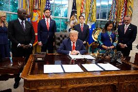 Trump Meets Congo And Rwanda Officials Following Peace Agreement - Washington