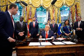Trump Meets Congo And Rwanda Officials Following Peace Agreement - Washington