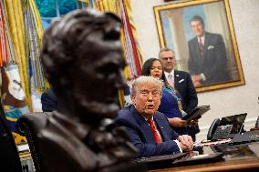 Trump Meets Congo And Rwanda Officials Following Peace Agreement - Washington