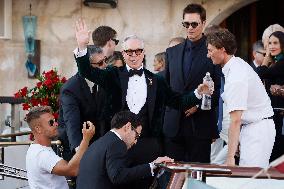 Tommy Hilfiger and Tom Brady at the Wedding of Jeff Bezos  - Venice