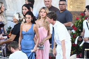 Sarah Jane, Ellie Goulding, Brooks Nader at Bezos Wedding in Venice