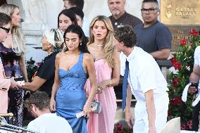 Sarah Jane, Ellie Goulding, Brooks Nader at Bezos Wedding in Venice