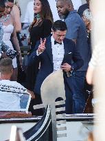 Orlando Bloom leaves hotel to Bezos wedding ceremony - Venice