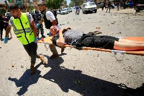 Aftermath Of The Israeli Airstrikes In Nabatieh - Lebanon