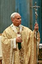 Pope Leo XIV leads a mass at St. Peter's Basilica in the Vatican - Rome