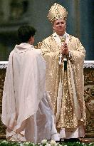 Pope Leo XIV leads a mass at St. Peter's Basilica in the Vatican - Rome