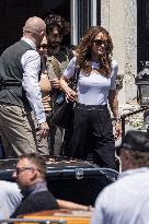 Ivanka Trump and Rania of Jordan at Bezos Wedding Day after - Venice