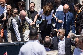 Ivanka Trump and Rania of Jordan at Bezos Wedding Day after - Venice