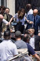 Ivanka Trump and Rania of Jordan at Bezos Wedding Day after - Venice