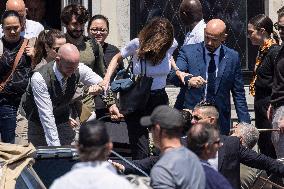 Ivanka Trump and Rania of Jordan at Bezos Wedding Day after - Venice