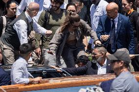 Ivanka Trump and Rania of Jordan at Bezos Wedding Day after - Venice