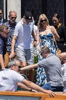 Ivanka Trump and Rania of Jordan at Bezos Wedding Day after - Venice