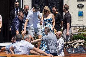 Ivanka Trump and Rania of Jordan at Bezos Wedding Day after - Venice