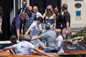 Ivanka Trump and Rania of Jordan at Bezos Wedding Day after - Venice