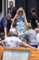 Ivanka Trump and Rania of Jordan at Bezos Wedding Day after - Venice