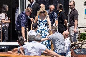 Ivanka Trump and Rania of Jordan at Bezos Wedding Day after - Venice