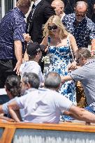 Ivanka Trump and Rania of Jordan at Bezos Wedding Day after - Venice