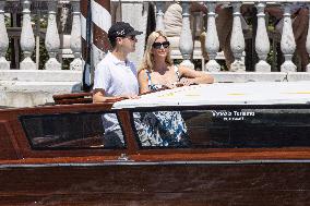 Ivanka Trump and Rania of Jordan at Bezos Wedding Day after - Venice