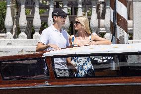Ivanka Trump and Rania of Jordan at Bezos Wedding Day after - Venice