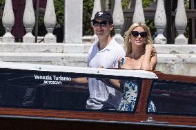 Ivanka Trump and Rania of Jordan at Bezos Wedding Day after - Venice