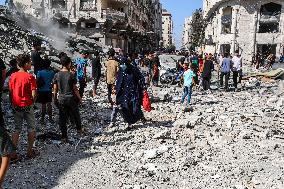 At Least 40 Killed By Israeli Airstrike in Gaza City - Palestine