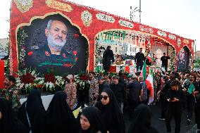 Funeral Of Commanders And Scientists Killed By Israeli Strikes - Tehran