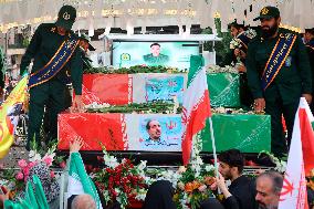 Funeral Of Commanders And Scientists Killed By Israeli Strikes - Tehran