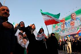 Funeral Of Commanders And Scientists Killed By Israeli Strikes - Tehran