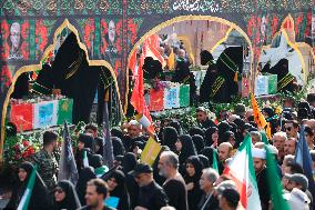 Funeral Of Commanders And Scientists Killed By Israeli Strikes - Tehran