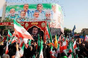 Funeral Of Commanders And Scientists Killed By Israeli Strikes - Tehran