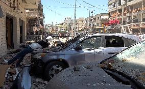 Aftermath Of The Israeli Airstrikes In Nabatieh - Lebano