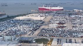 World Largest Loading Capacity Car Roll-on/roll-off Ship