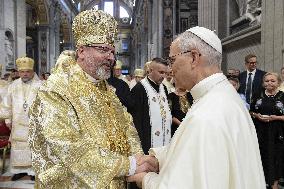 Pope Leo XIV Meets Ukrainian Greek Catholics - Vatican