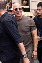 Newly Wed Jeff Bezos and Lauren Sanchez leave Harry’s Bar in Venice