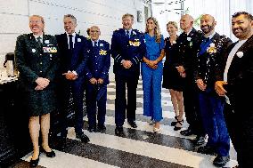 King Willem Alexander At The Veterans Day - The Hague