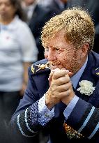 King Willem Alexander At The Veterans Day - The Hague