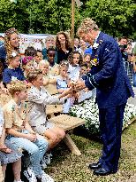 King Willem Alexander At The Veterans Day - The Hague