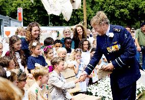 King Willem Alexander At The Veterans Day - The Hague