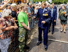 King Willem Alexander At The Veterans Day - The Hague