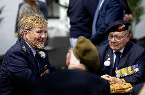 King Willem Alexander At The Veterans Day - The Hague