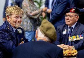 King Willem Alexander At The Veterans Day - The Hague