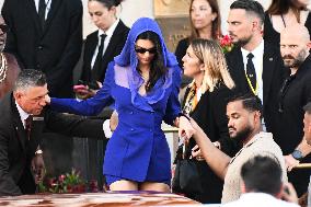 Kendall Jenner   Leaves The Hotel To Attend The Final Celebration Of The Bezos Wedding - Venice