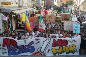 No Space For Bezos Demonstration - Venice