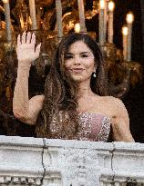 Jeff Bezos and Lauren Sanchez Leaves The Hotel - Venice