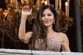 Jeff Bezos and Lauren Sanchez Leaves The Hotel - Venice