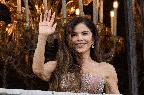 Jeff Bezos and Lauren Sanchez Leaves The Hotel - Venice