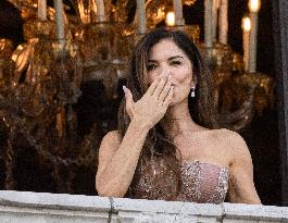 Jeff Bezos and Lauren Sanchez Leaves The Hotel - Venice