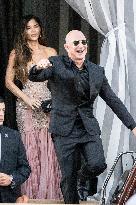 Jeff Bezos and Lauren Sanchez Leaves The Hotel - Venice