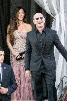 Jeff Bezos and Lauren Sanchez Leaves The Hotel - Venice