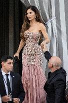 Jeff Bezos and Lauren Sanchez Leaves The Hotel - Venice